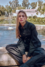 Cargo jeans with straps